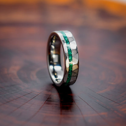 Malachite Hammered (Wide)