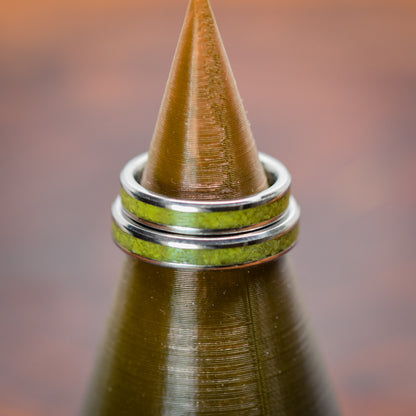 Green Opal Ring Thin