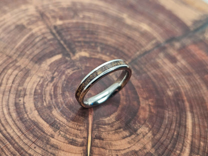 Triceratops Fossil Ring Thin