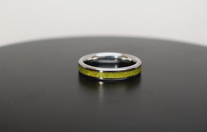 Green Opal Ring Thin